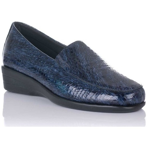 Schuhe Damen Slipper 48 Horas 0601-26 Blau