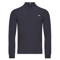 Kleidung Herren Sweatshirts Gant SUPERFINE LAMBSWOOL HALF ZIP Marine