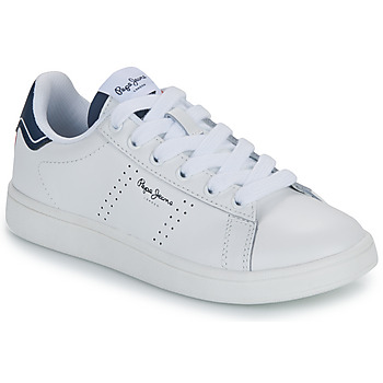 Schuhe Jungen Sneaker Low Pepe jeans PLAYER AIR B Weiss / Marine