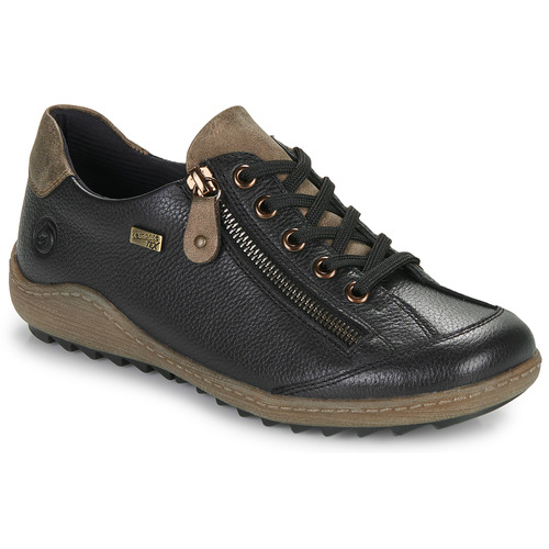 Schuhe Damen Sneaker Low Remonte R1402-08 Schwarz