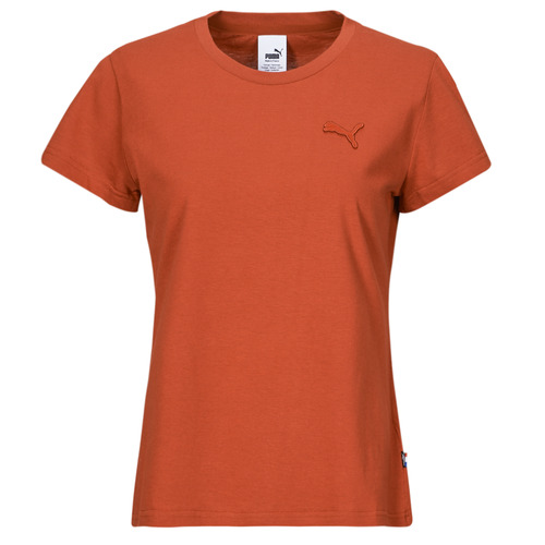 Kleidung Damen T-Shirts Puma BETTER ESSENTIALS MADE IN FRANCE Orange