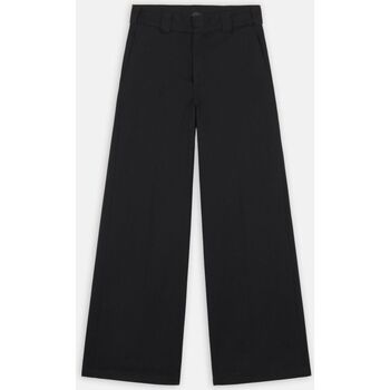 Kleidung Damen Hosen Dickies W WIDE LEG PANT DK0A4YSE-BLK BLACK Schwarz