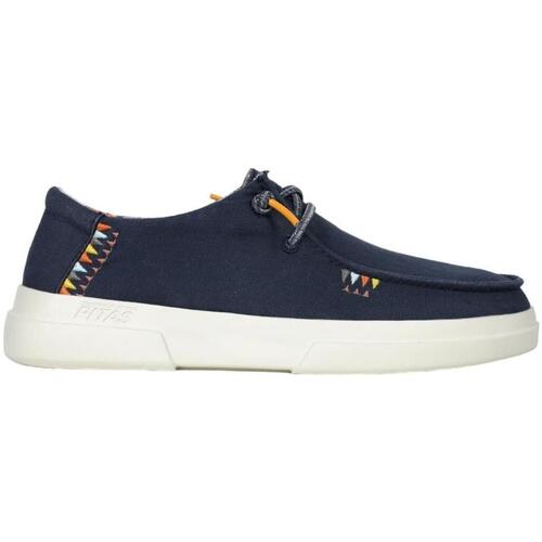 Schuhe Damen Sneaker Low Pitas  Blau