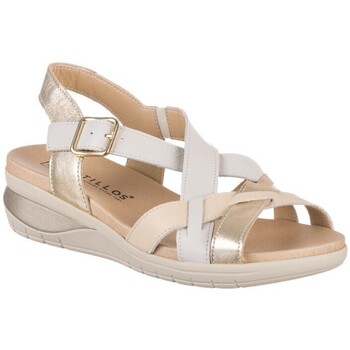 Schuhe Damen Sandalen / Sandaletten Pitillos SCHUHE  2801 Weiss