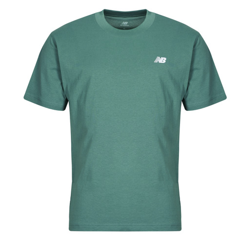 Kleidung Herren T-Shirts New Balance SMALL LOGO JERSEY TEE Grün