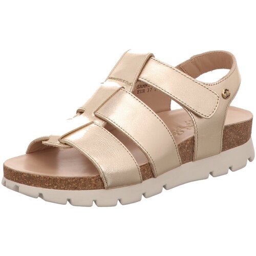 Schuhe Damen Sandalen / Sandaletten Panama Jack Sandaletten Sammy Shine B1 Gold