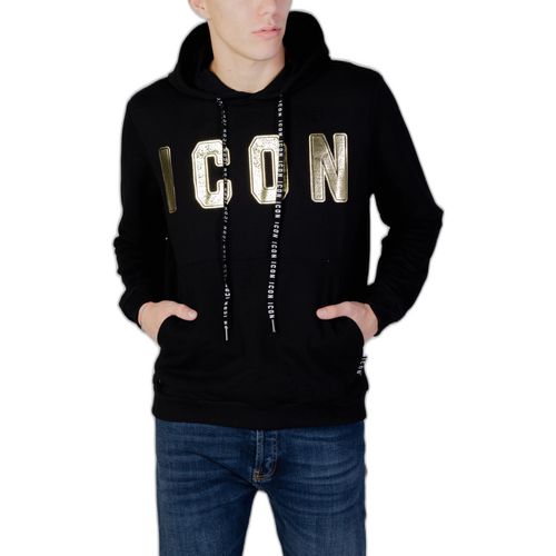 Kleidung Herren Sweatshirts Icon LOGO ORO IU7065FC Schwarz