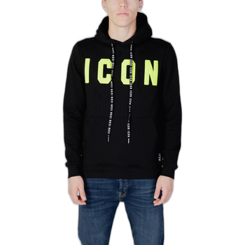 Kleidung Herren Sweatshirts Icon LOGO FLUO IU7086FC Schwarz