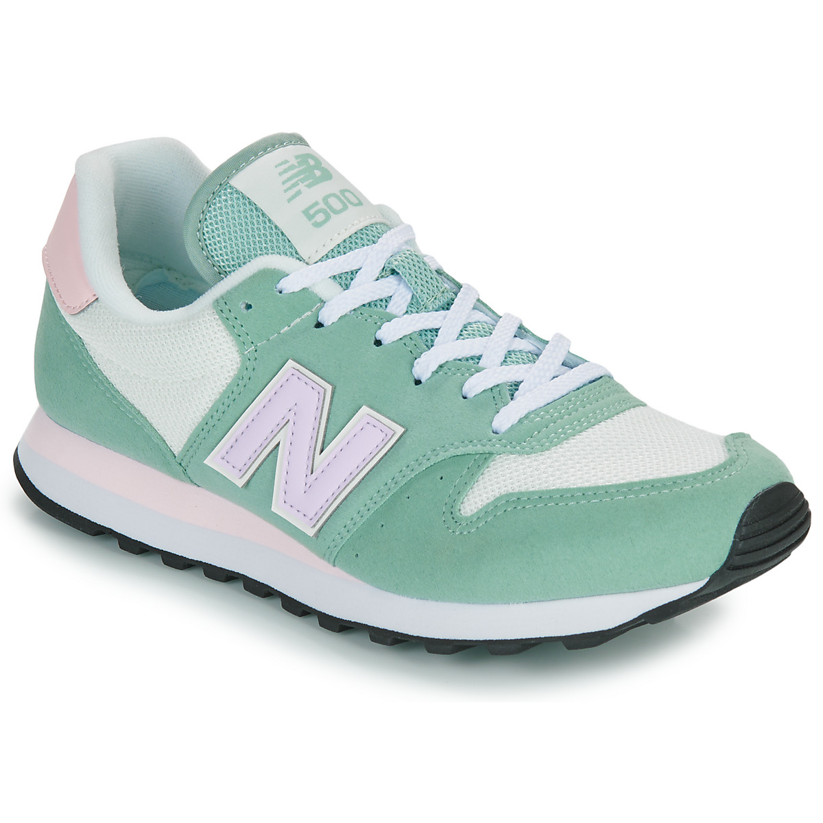 Schuhe Damen Sneaker Low New Balance 500 Grün / Rosa