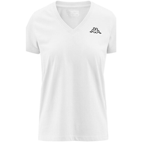 Kleidung Damen T-Shirts & Poloshirts Kappa 303H0P0 Weiss