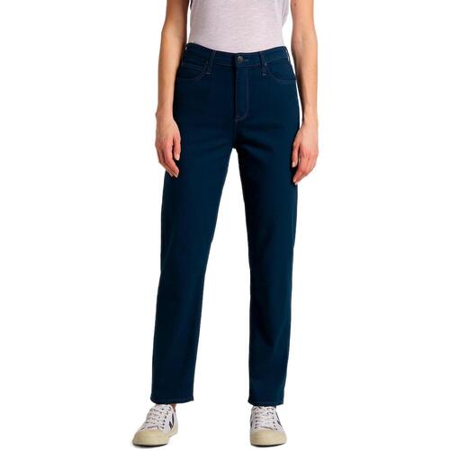 Kleidung Damen Straight Leg Jeans Lee INSIGNIA BLUE CAROL Blau