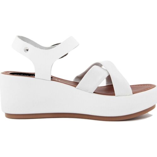 Schuhe Damen Sandalen / Sandaletten Fashion Attitude FAME23 Napoli Bianco Weiss