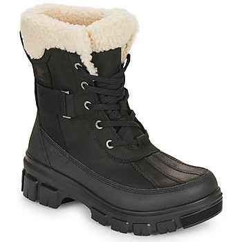 Schuhe Damen Schneestiefel Sorel TORINO V PARC WP Schwarz