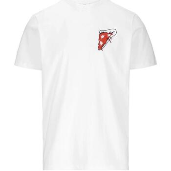 Kleidung Herren T-Shirts Kappa 381f57w_authentic_bpop_bianco Weiss