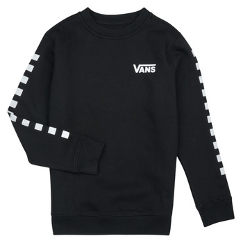 Kleidung Kinder Sweatshirts Vans EXPOSITION CHECK II CREW Schwarz