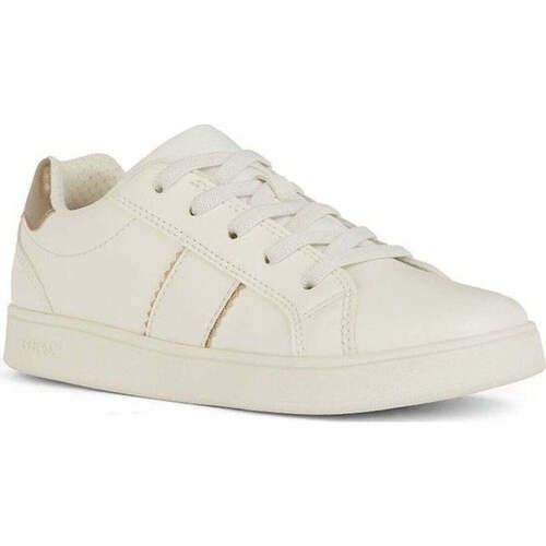 Schuhe Mädchen Sneaker Low Geox  Weiss