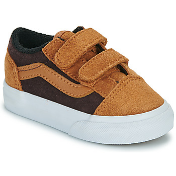 Schuhe Jungen Sneaker Low Vans Old Skool V Cognac / Braun