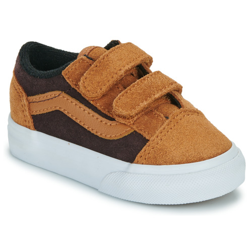 Schuhe Jungen Sneaker Low Vans Old Skool V Cognac / Braun