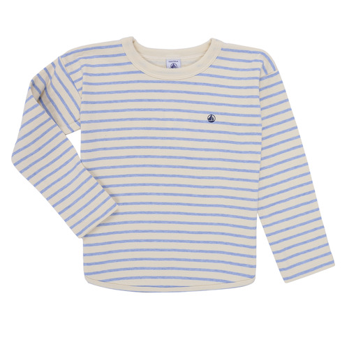 Kleidung Jungen Langarmshirts Petit Bateau TROPIQUE Blau