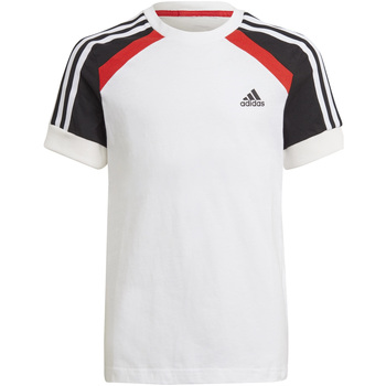 Kleidung Kinder T-Shirts & Poloshirts adidas Originals  Weiss