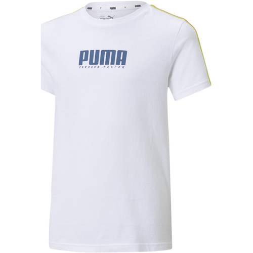 Kleidung Kinder T-Shirts & Poloshirts Puma  Weiss