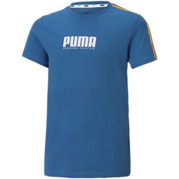 Kleidung Kinder T-Shirts & Poloshirts Puma  Blau