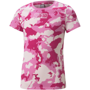 Kleidung Kinder T-Shirts & Poloshirts Puma  Rosa