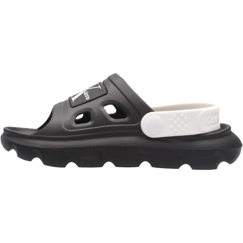 Schuhe Kinder Sandalen / Sandaletten Calvin Klein Jeans  Schwarz