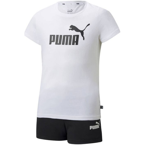 Kleidung Kinder Jogginganzüge Puma  Weiss