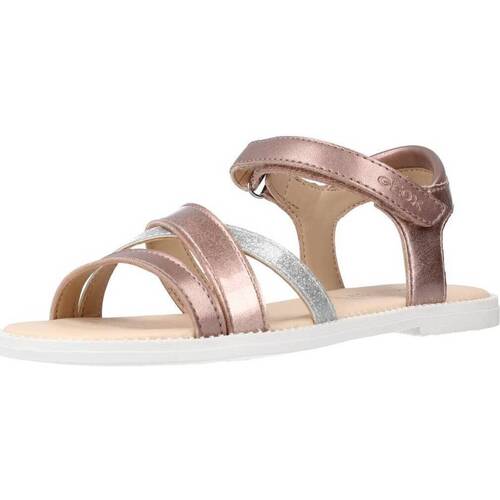 Schuhe Mädchen Sandalen / Sandaletten Geox J SANDAL KARLY GIRL Rosa