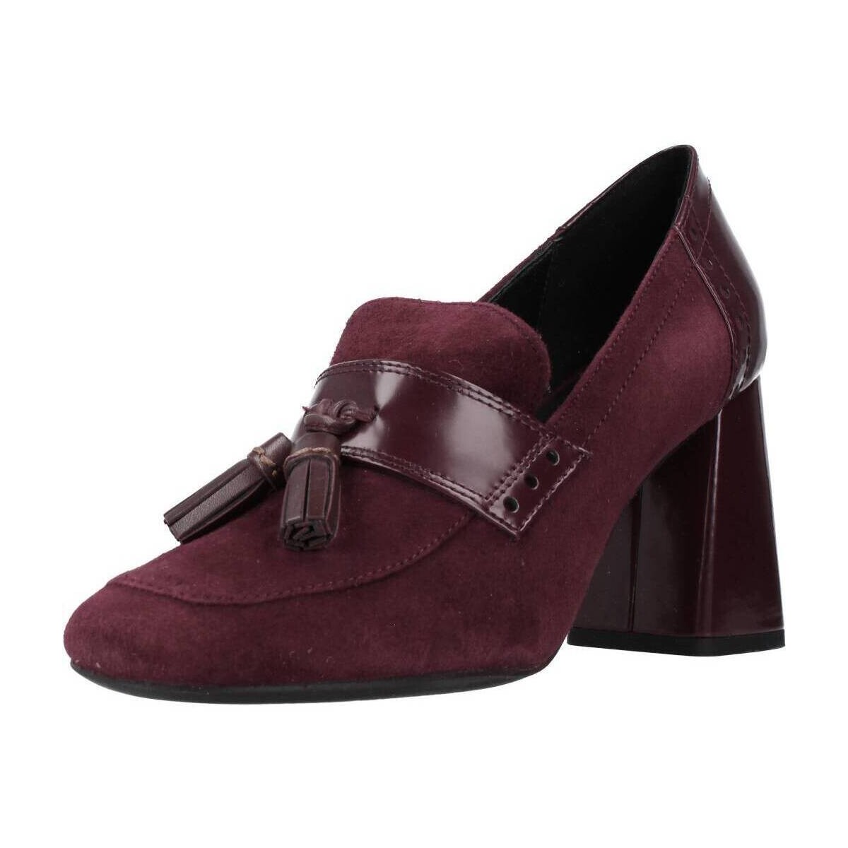 Schuhe Damen Slipper Geox D SEYLISE HIGH Bordeaux