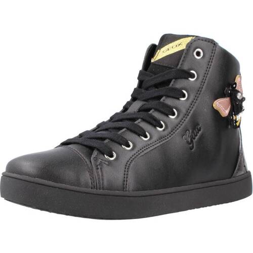 Schuhe Mädchen Sneaker Geox J KATHE GIRL Schwarz