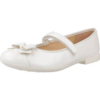 Schuhe Mädchen Derby-Schuhe Geox JR PLIE Weiss