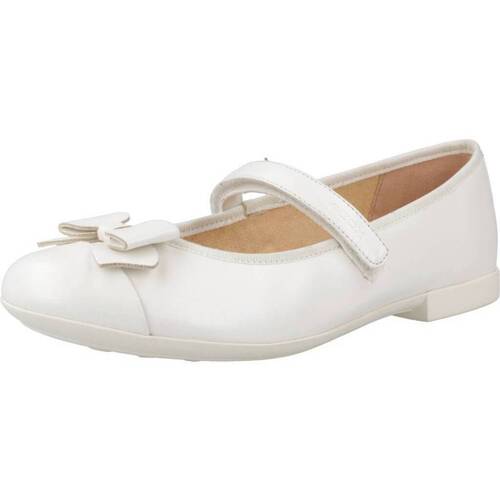 Schuhe Mädchen Derby-Schuhe Geox JR PLIE Weiss