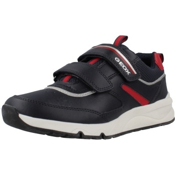 Schuhe Jungen Sneaker Geox J ROONER Schwarz