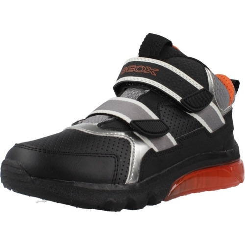 Schuhe Jungen Sneaker Geox J CIBERDRON Schwarz