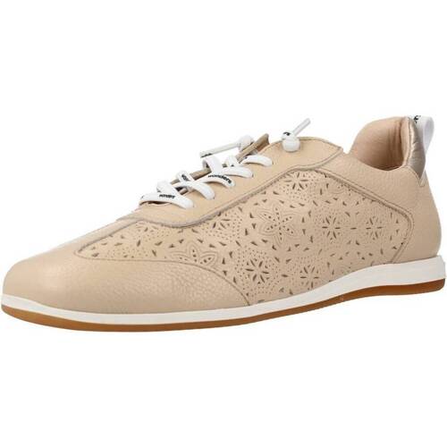 Schuhe Damen Sneaker Wonders A2720 Beige