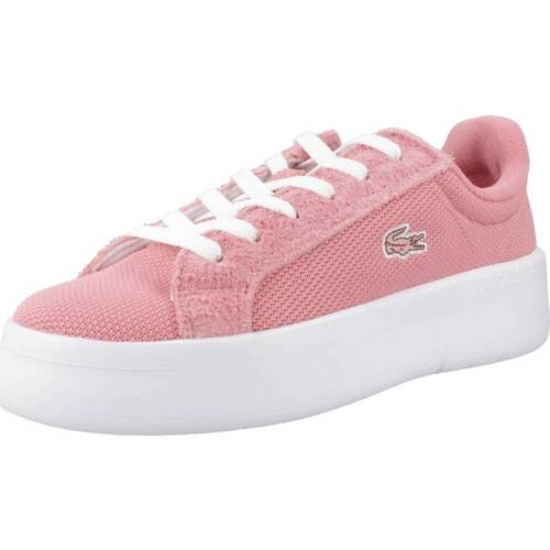 Schuhe Damen Sneaker Lacoste CARNABY PLATFORM LITE TEX Rosa