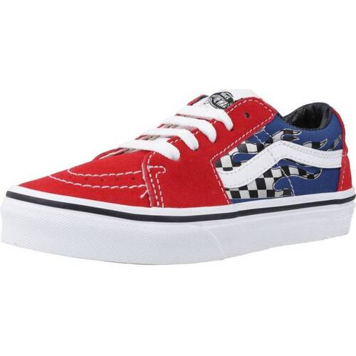 Schuhe Jungen Sneaker Vans SK8-LOW REFLECT CHECK Rot