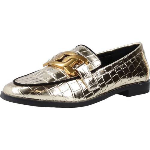 Schuhe Damen Slipper La Strada LOAFER Gold