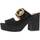 Schuhe Damen Sandalen / Sandaletten Kurt Geiger London MAYFAIR PLATFORM SANDAL Schwarz