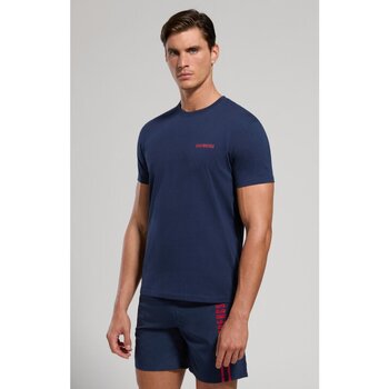 Kleidung Herren T-Shirts Bikkembergs BKK3MTS04 Blau