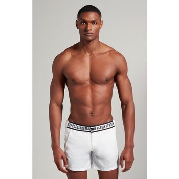 Kleidung Herren Badeanzug /Badeshorts Bikkembergs BKK3MBS01 Weiss