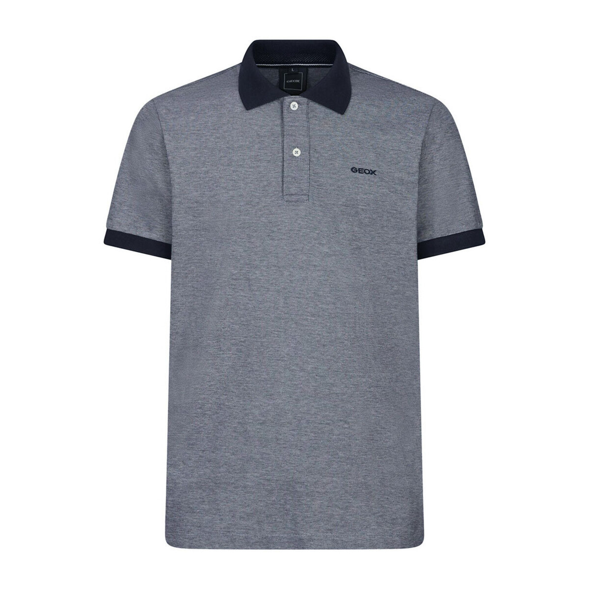 Kleidung Herren Polohemden Geox M Polo manica corta in cotone Blau