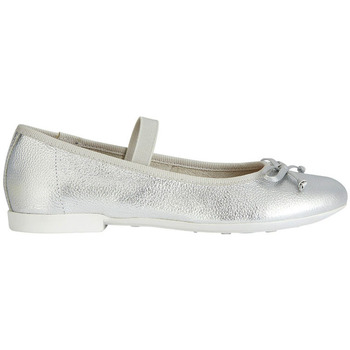 Schuhe Mädchen Ballerinas Geox J Plie' Girl ballerina elegante Silbern