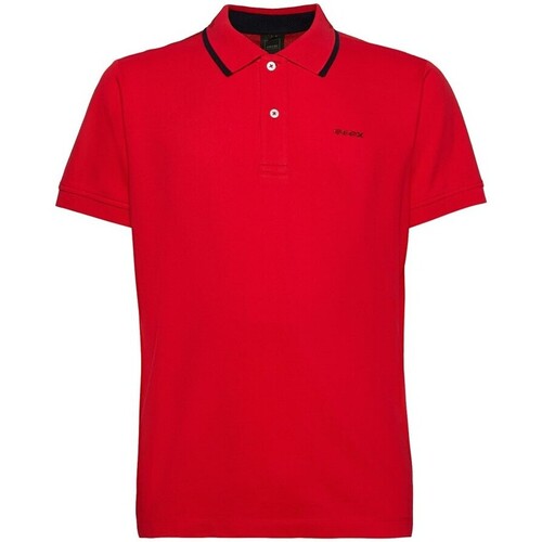 Kleidung Herren Polohemden Geox M Sustainable polo Rot