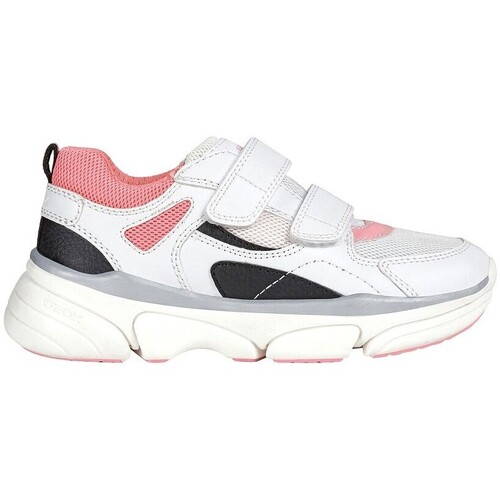 Schuhe Mädchen Sneaker Geox J Lunare Girl sneaker Weiss