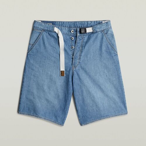 Kleidung Herren Shorts / Bermudas G-Star Raw D24492-D539 TRAVAL-G614 FADED THAMES Blau