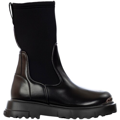 Schuhe Damen Low Boots Love Moschino  Schwarz