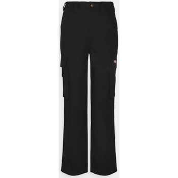 Kleidung Damen Hosen Dickies HOOPER BAY CARGO Schwarz